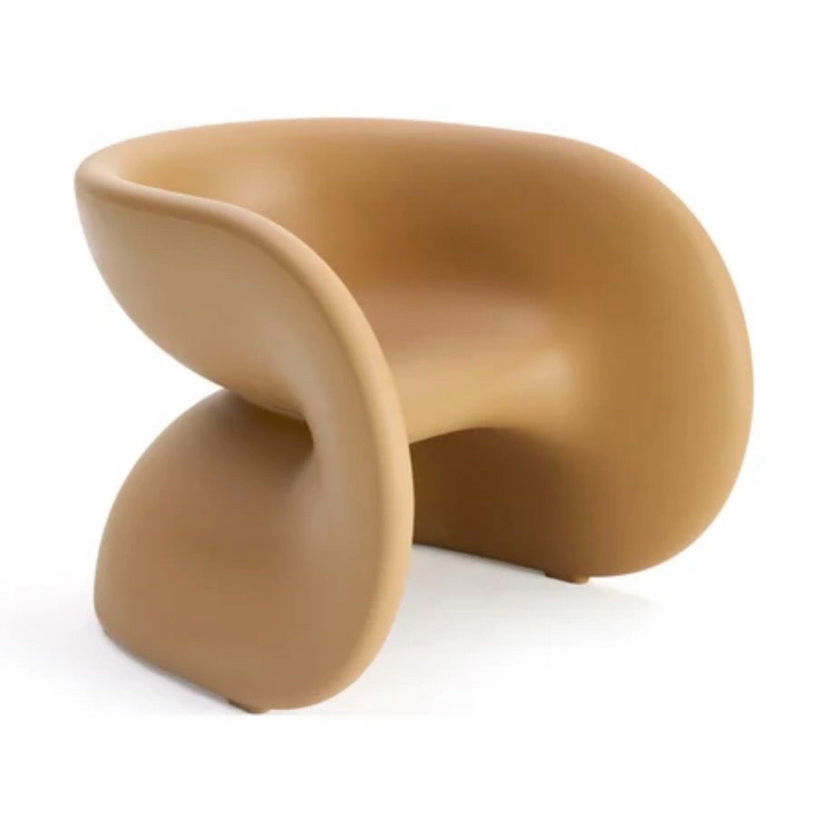 Fortune Lounge Chair - Cookie, 32.5" W x 36.5" D x 29.5" H