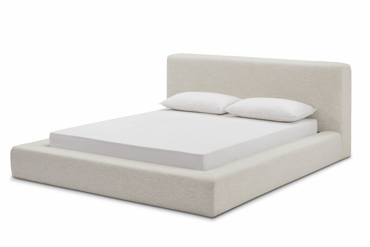 Dawson King Size Bed, Beach Linen, 92.9" W x 98.4" D x 35" H