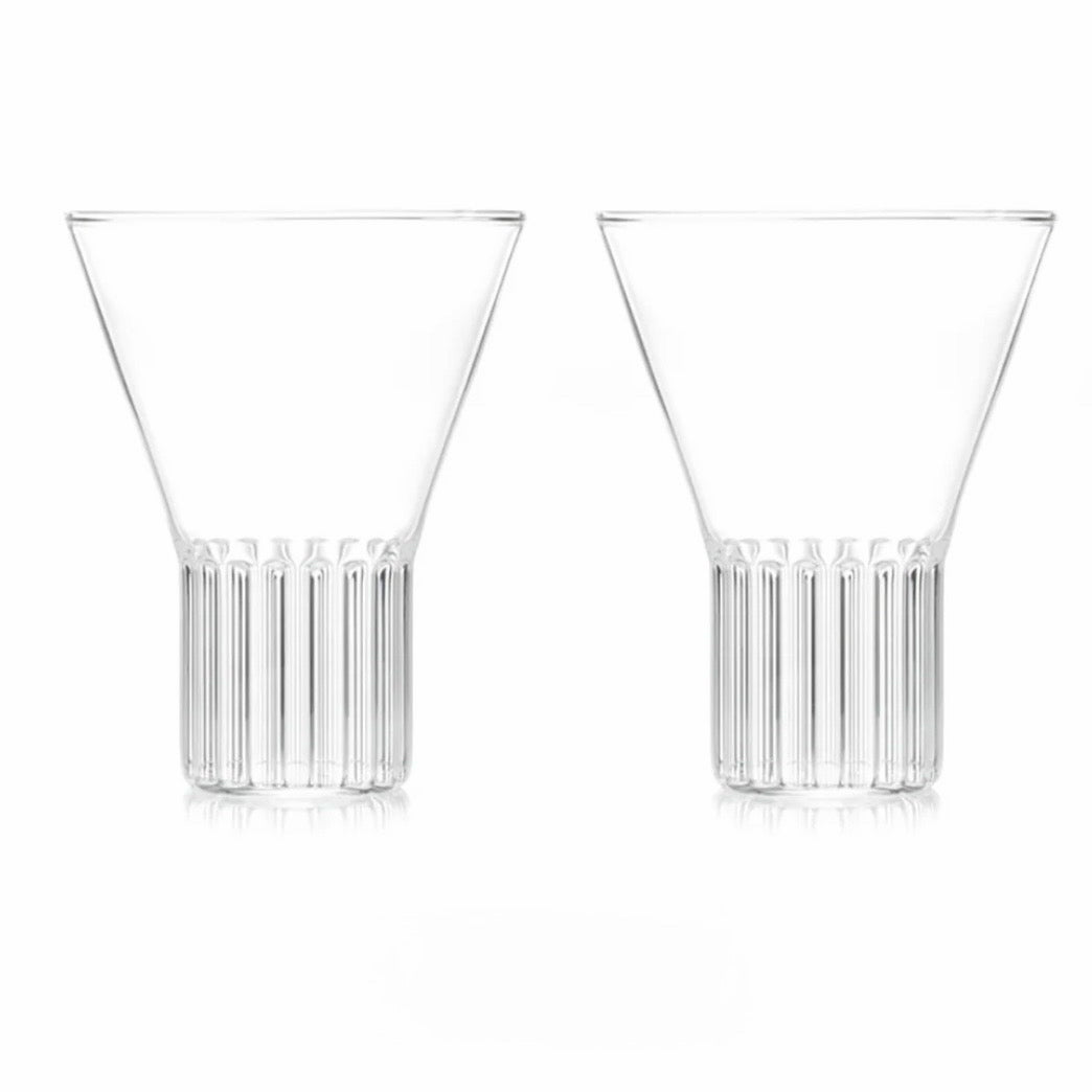 Fferrone Rila Glass (Set of 2), Large, 4.9"H