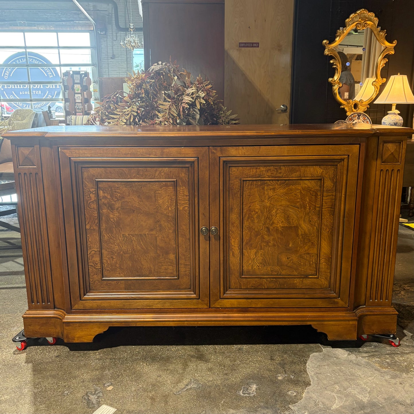 Ethan Allen 'Townhouse' Media Cabinet/Sideboard, 65.5"W x 23.5"D x 36"H