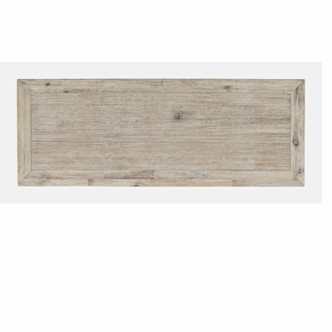 Jofran Gramercy 2 Door Chevron Inlay Cabinet, AS IS, 40"W x 15"D  x 32"H