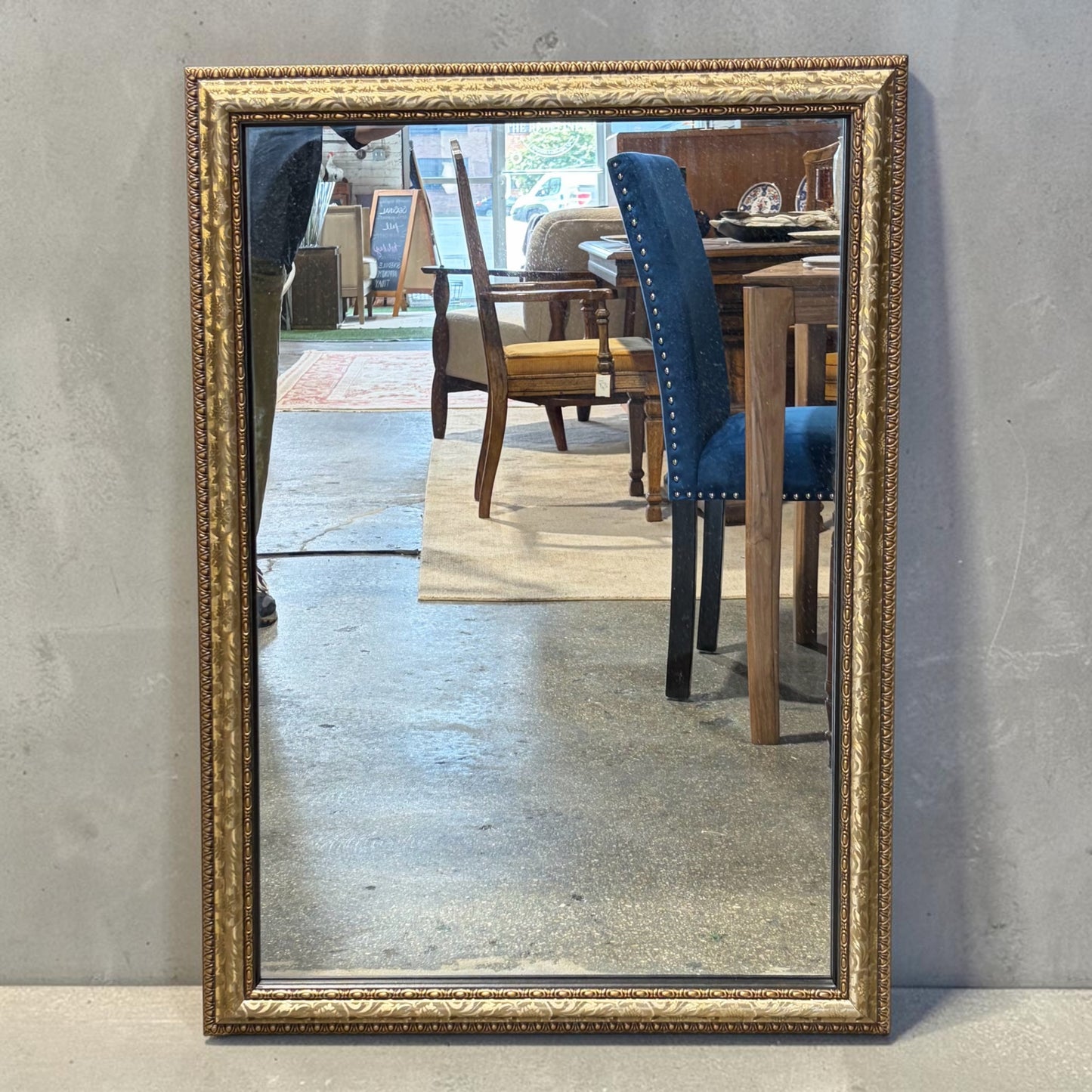 Rectangular Gold Mirror 40" L x 28.5" W x 2" D