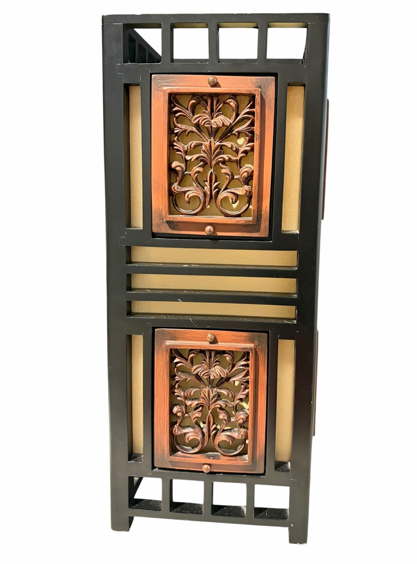 Japanese -Style Box Lamp, 22.5"H