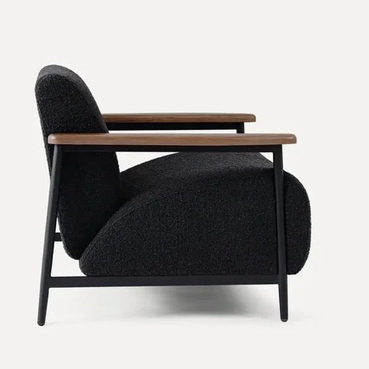 Palmer Chair, Ash Preformance Boucle, 27."W x 29.25"D x 27"H