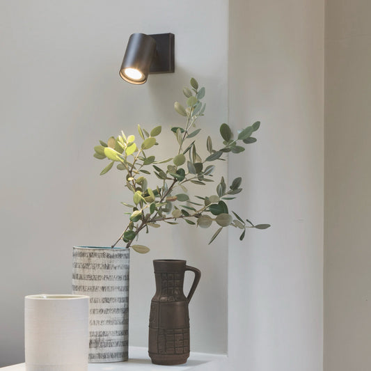 Astro Lighting Ascoli Single Wall Sconce, Matte Nickel, 4.3" W x 4.7" D x 4.9" H