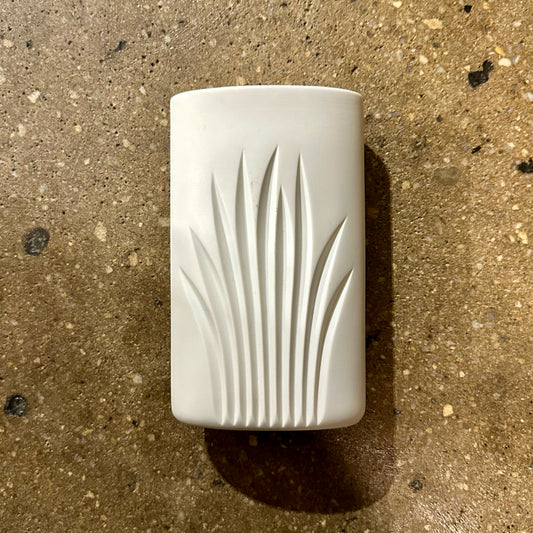 Rosenthal Studio Linie Vase, White Porcelian, 4.25" L x 2.25" W x 7.25" H