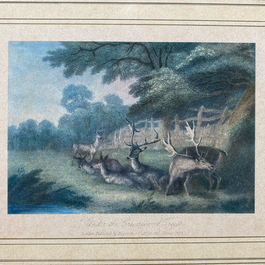 Under the Grenwood Tree Print, 16.5"W x 13.5"H x 1"D