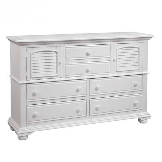Cottage Traditions High Dresser, White,73" W x 22" D x 40" H