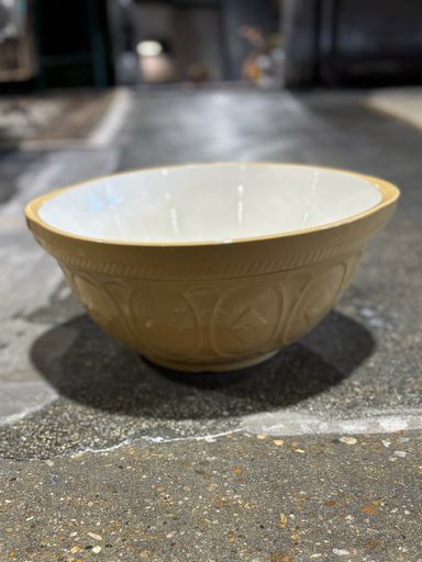 Large Yelloware Bowl, T.G. Greene 16.5" D x 7.25" H