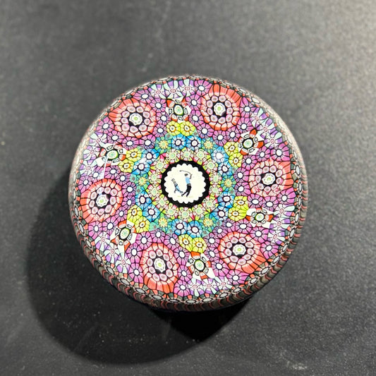 Millifiori Paperweight (Golfer) 9" D x 2.5" H