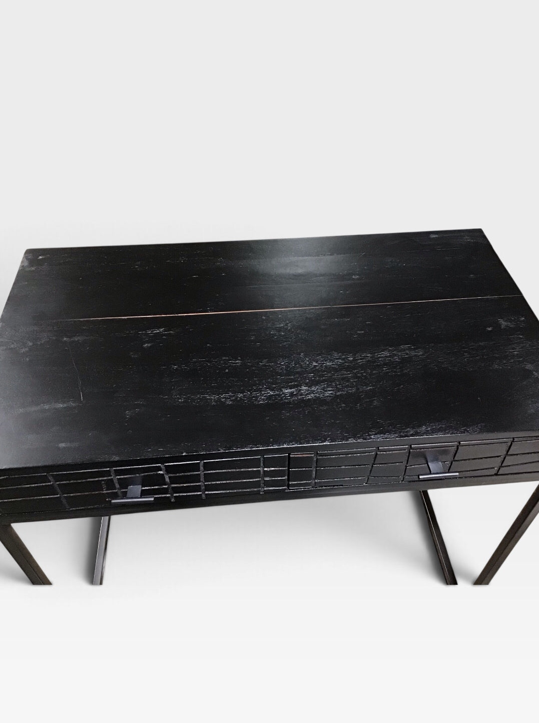 Moe's Home Collection Atelier Desk, Black , 35"W x 19.5"D x 30"H