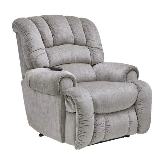 Motion Ease King Comfort Power Recliner, Light Grey, 45" W x 47" D x 48" H