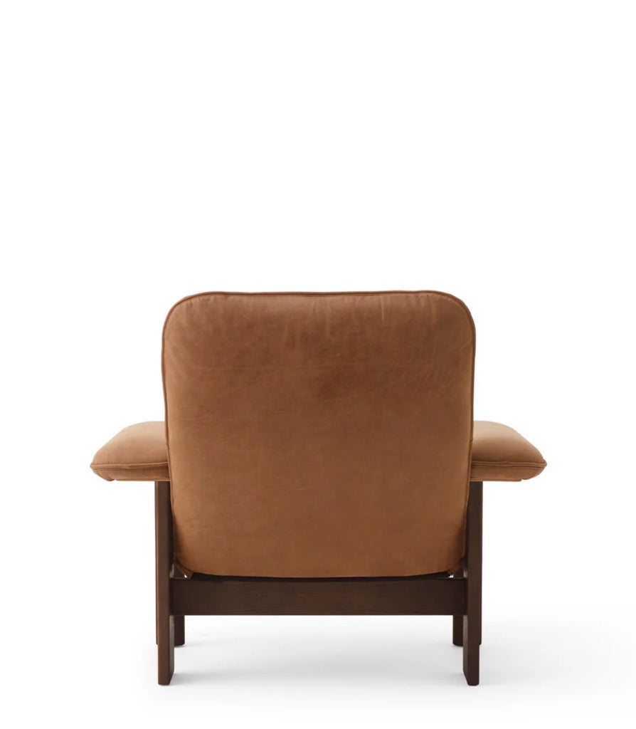 NEW Brasilia chair& ottoman, camel dune leather, 37.8"W x 33.1"D x 32.3"H