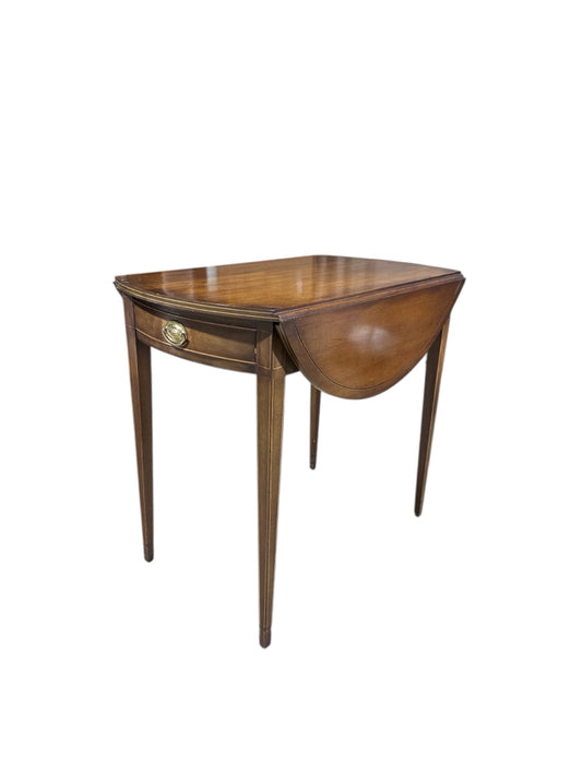 Vintage small mahogany dropleaf, 36"W x 32"D x 29"H