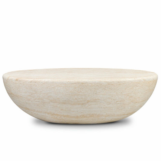 Trevi Oval Coffee Table - Travertine