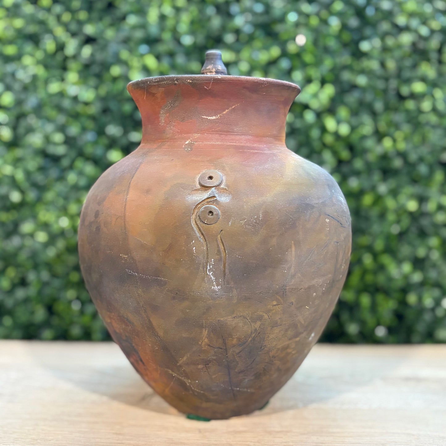 Clay-ware Original Jar by Mari Wander, 11"H x 9"Dia