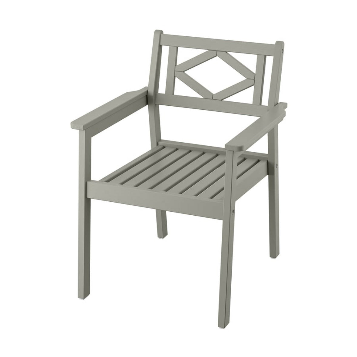 Bondholman 3-Piece Grey Outdoor Seating Set: Bench, Armchair & Folding Chair