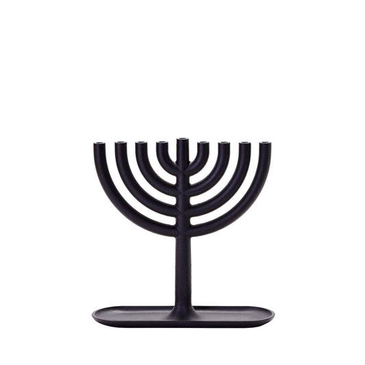 Menorah Candle Holder, iron, 11" W x 11" D x 3.5" H