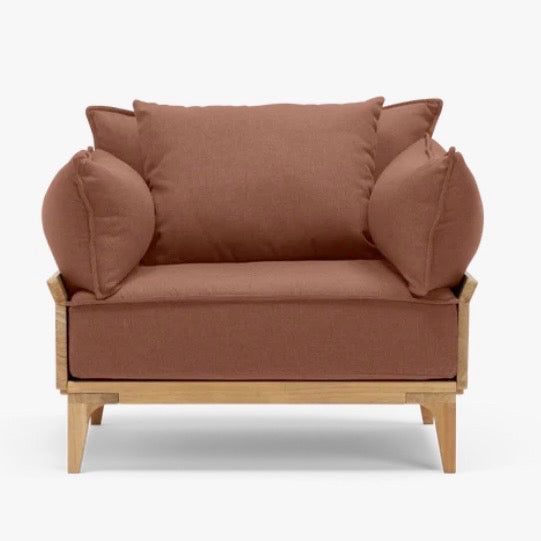 Bluff Chair - Begin Terracotta, SVLK-Certified Teak