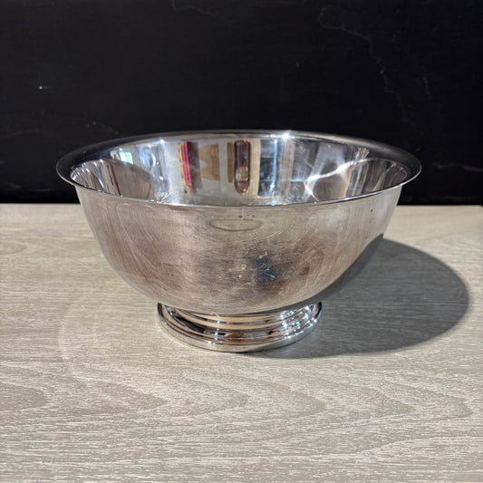 Gorham Silverplate Revere Bowl, 10.25'Dia x 5.25"H