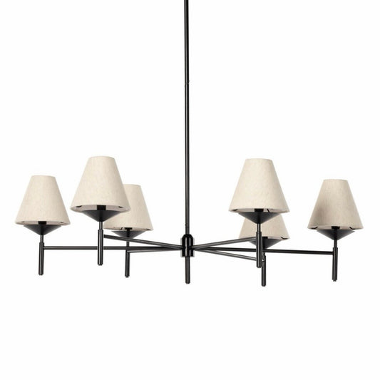 Four Hands Dodie Chandelier, Black