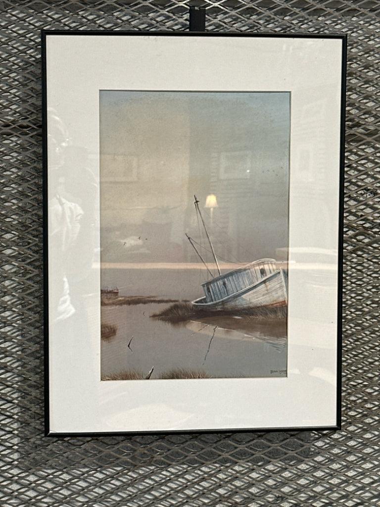 Glynn Moore print, 'Virginia Beach Sentinel'
