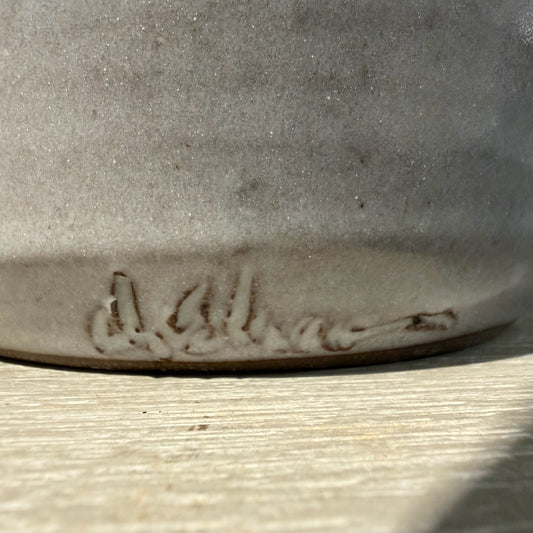 Hand Crafted Stoneware Pottery Vase, 7"W x 7"D x 9.25"H