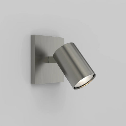 Astro Lighting Ascoli Single Wall Sconce, Matte Nickel, 4.3" W x 4.7" D x 4.9" H