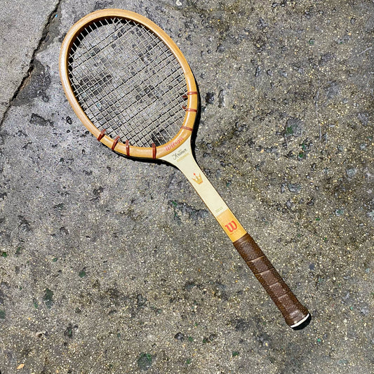 Vintage Wilson Jack Kramer Tennis Racket, VMI, 9"W x 27"L x 1.25"D