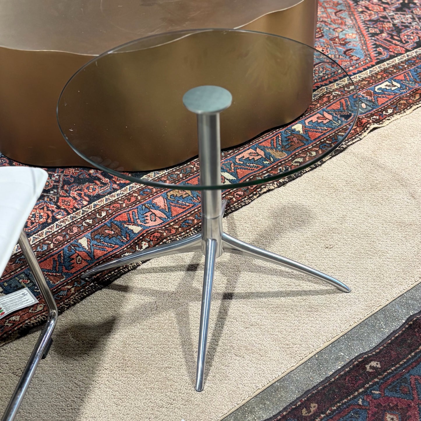 Ekornes Stressless Urban Star Side Table, 21.5"Dia x 19"H