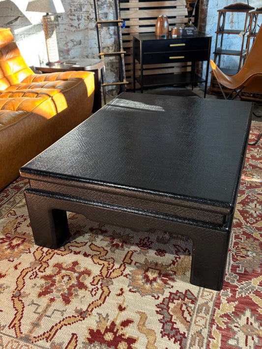 Harrison Van Horn Black Coffee Table 45.5" L x 33.5" W x 16" H