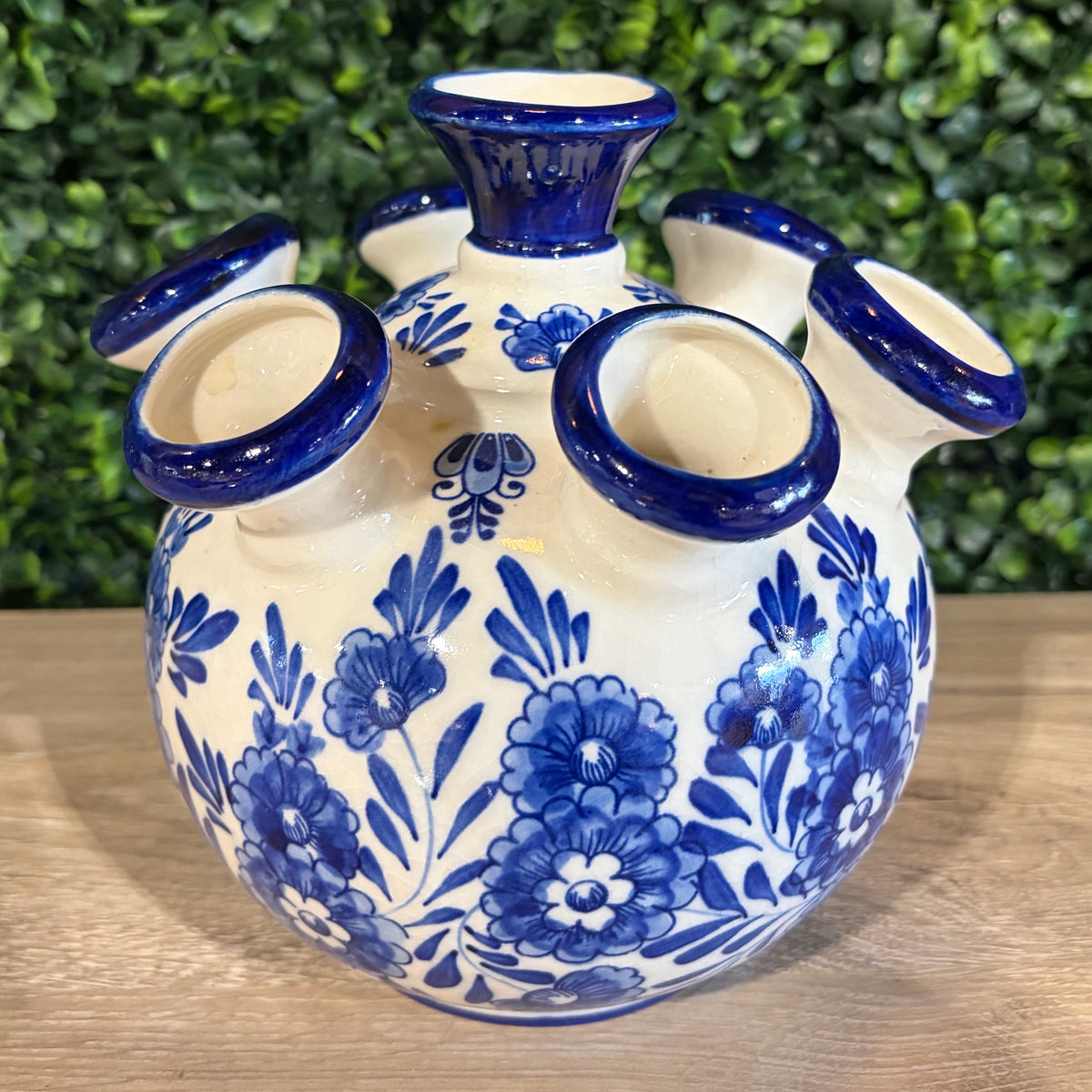 VTG Delf Ceramic Tulip Vase