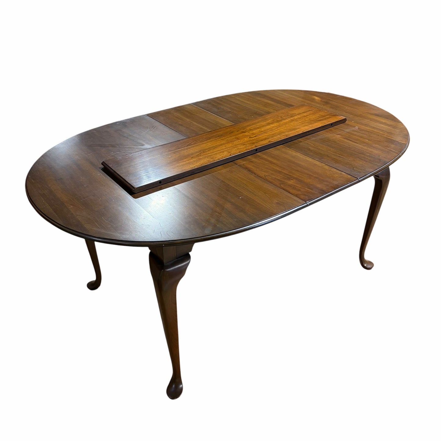 Pennsylvania House Cherry Dining Table w/2 Leaves, 41.75"D x 54" (74")W x 29"H