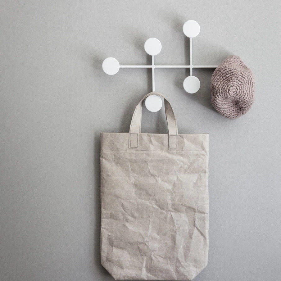 Audo Copenhagen Afteroom Coat Hanger, White, 13.4"W x 0.8" D x 8.3"H