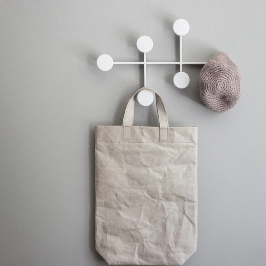 Audo Copenhagen Afteroom Coat Hanger, White, 13.4"W x 0.8" D x 8.3"H