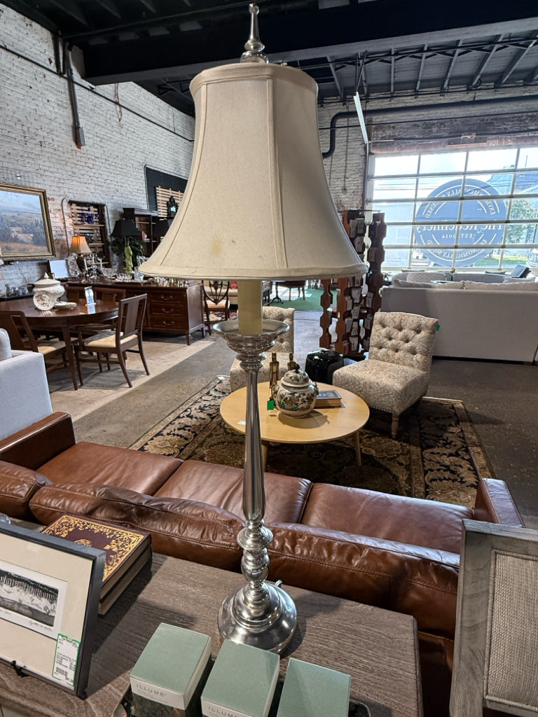PAIR of Restoration Hardware table lamps, 34"H x 8"W x 8"D