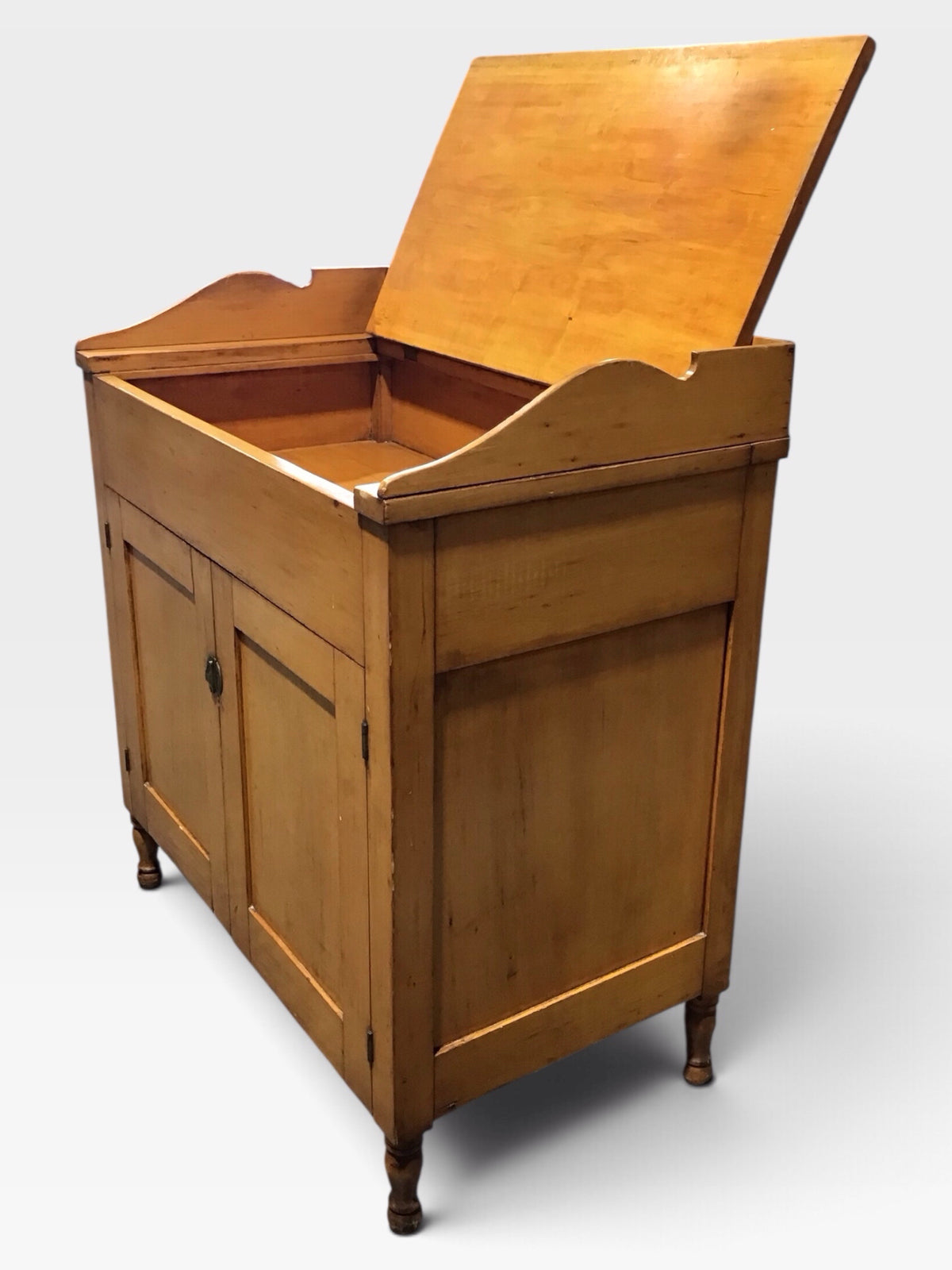 ATQ Dry Sink Cabinet, Pine, 30L x 17W x 33H