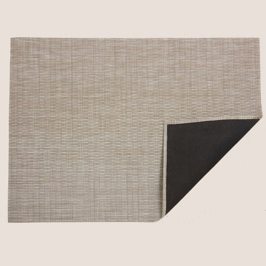 Chilewich Solid Indoor/Outdoor  Mat, Pebble, 35"W x 48"L x .5"