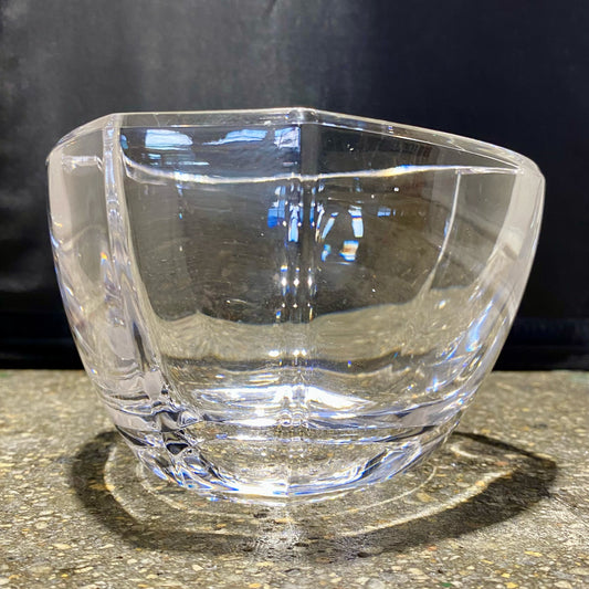 Tiffany & Co. Windham Crystal Bowl, 6.5"W x 6"D x 4" H