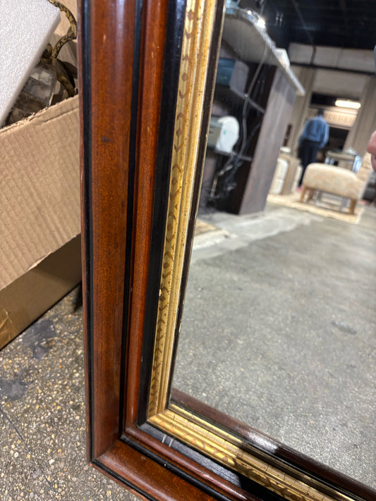 Rectangular Mirror, Beveled Frame, 31.5" W x 2.5" D x 26" H