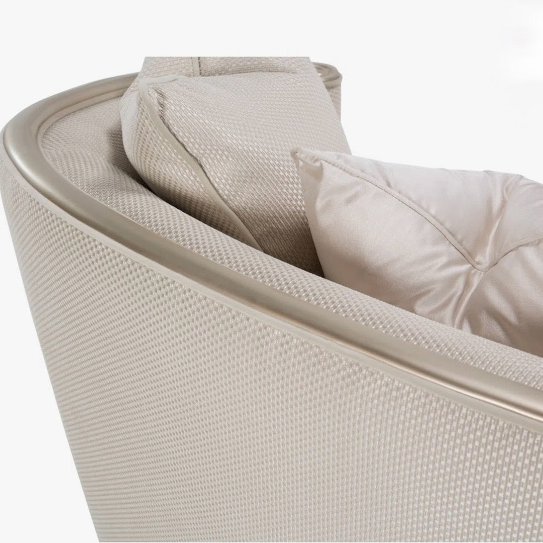 Michael Amini, London Place Chair& 1/2, 18.5''H X 38' W X 24''D