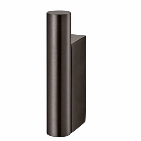 Blomus Modo Wall Hook (Set of 2), Burned Metal,  1.1" W x 0.5" D x 2.4"H