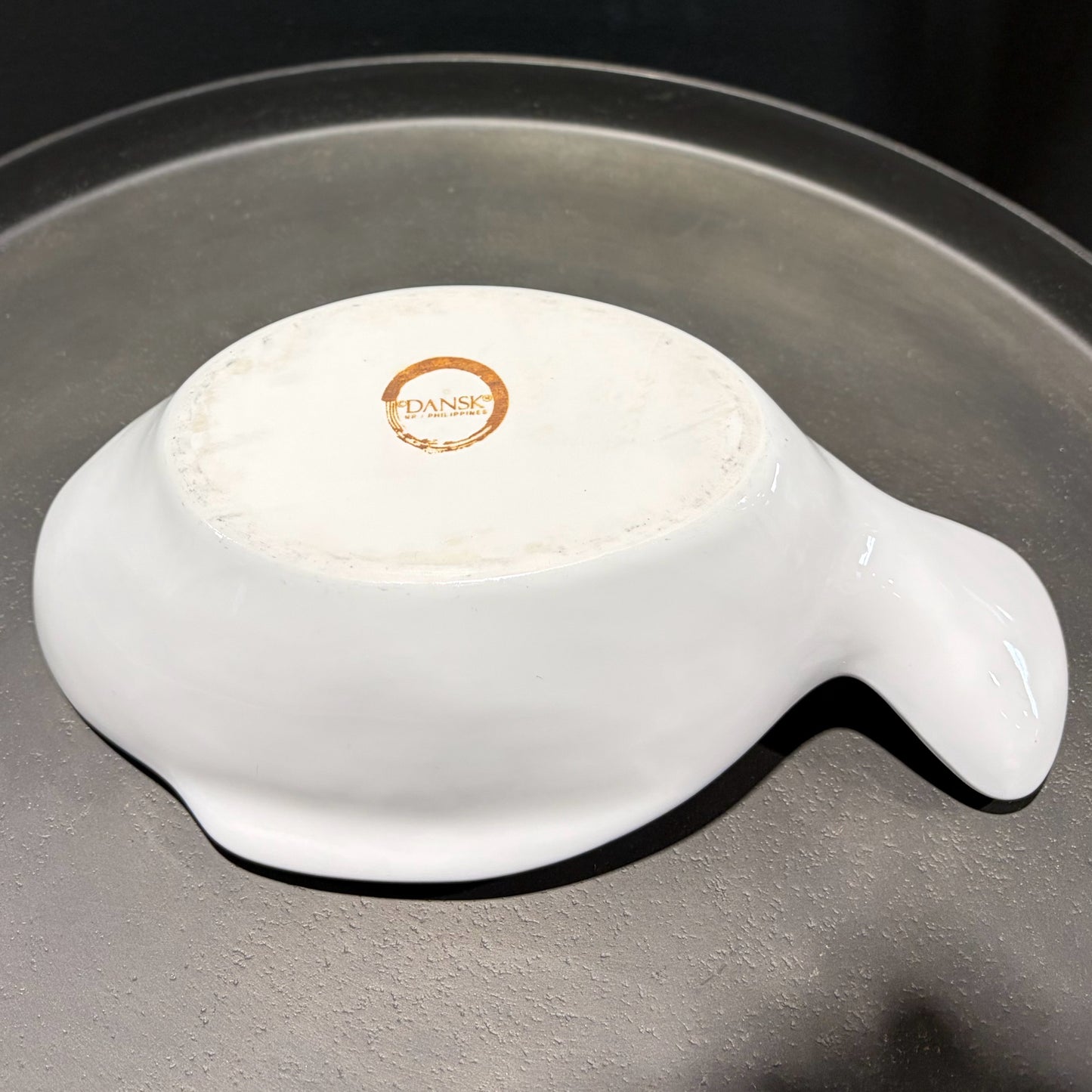 Dansk Fish Bowl, 9.5"W x 6"D x 3.25"H