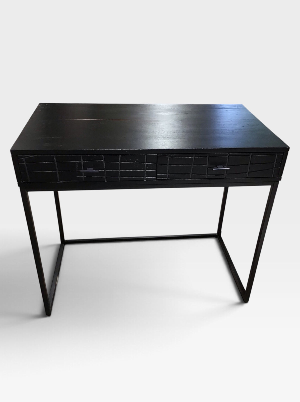 Moe's Home Collection Atelier Desk, Black , 35"W x 19.5"D x 30"H