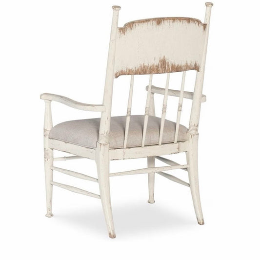 Hooker Furniture Americana Arm Chair, Beige, 26.5"W x 27"D x 42.25"H
