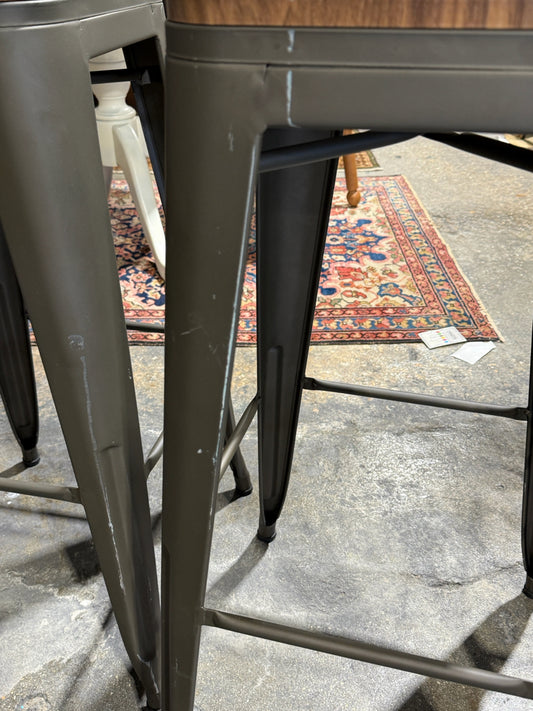 SET of 4 counter stools, 16"W x 16"D x 30"H