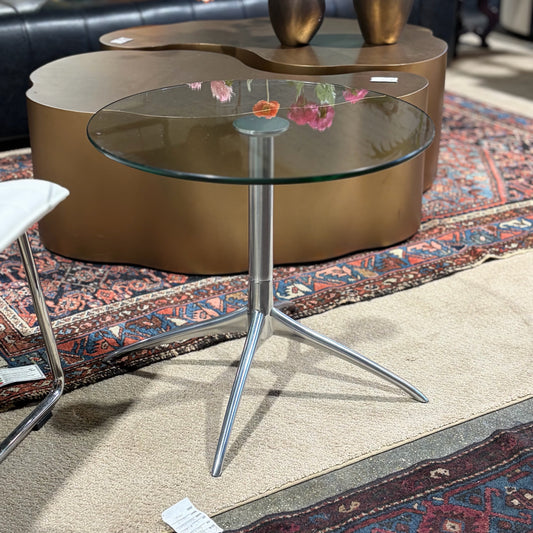 Ekornes Stressless Urban Star Side Table, 21.5"Dia x 19"H