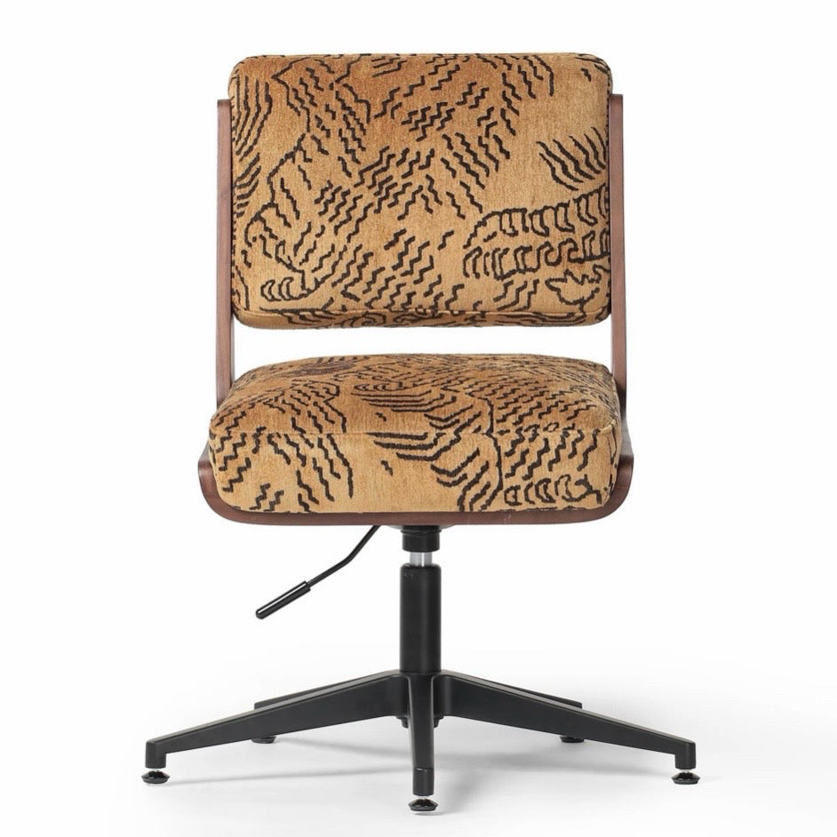 Landon Desk Chair, Balkan Ochre, 20.5" W x 27" D x 34" H