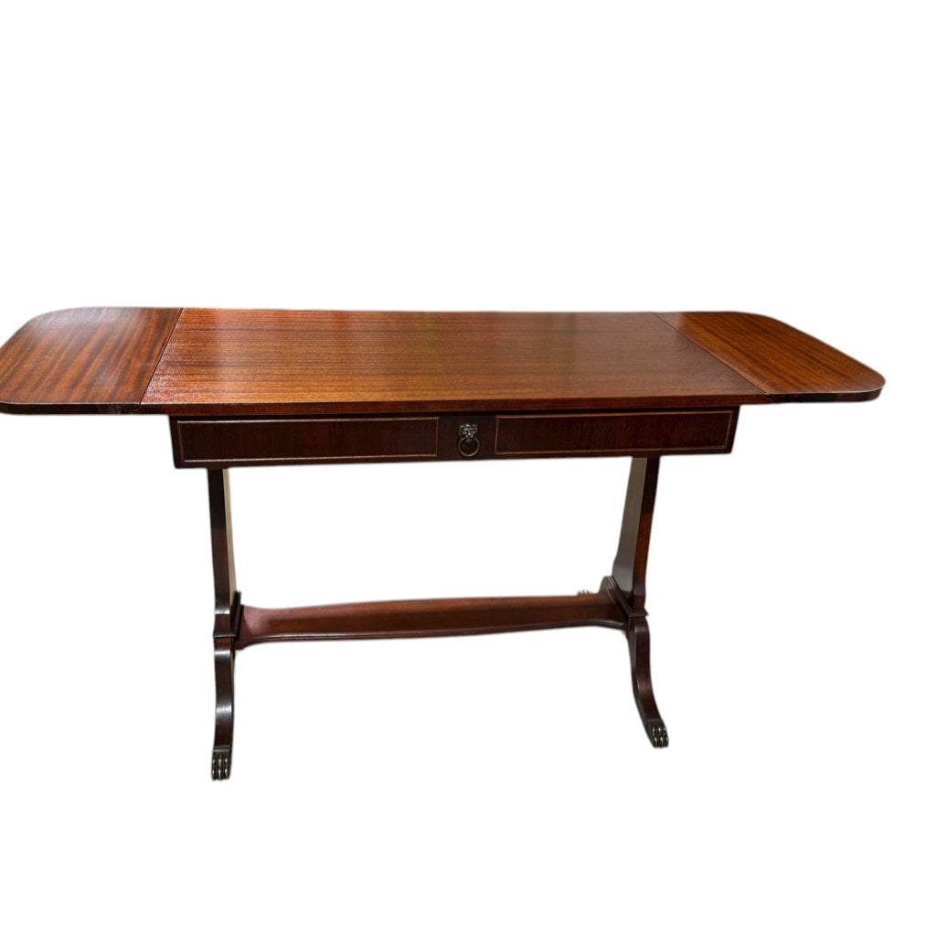 English Regency mahogany drop leaf table, c. 1940