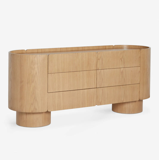 NEW Raphael Dresser, blonde, 73" W x 31" D x 22" H